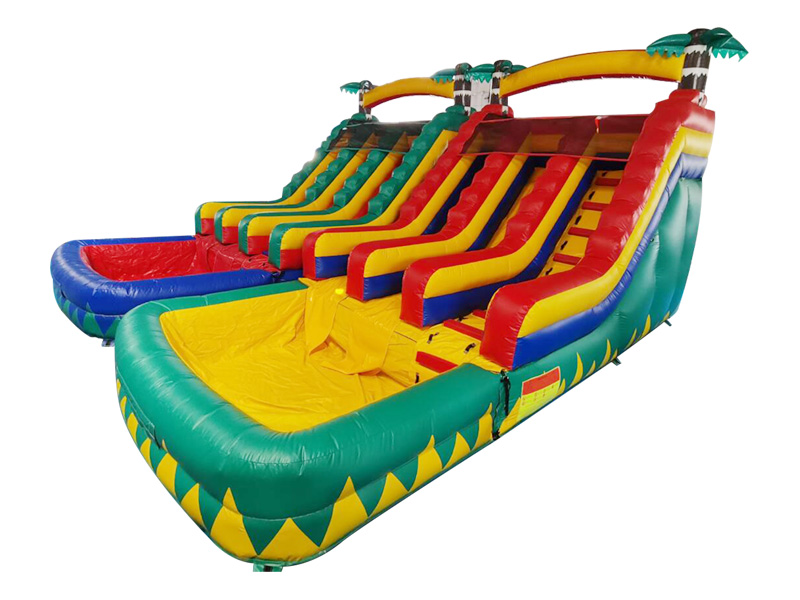 double water slide blow up