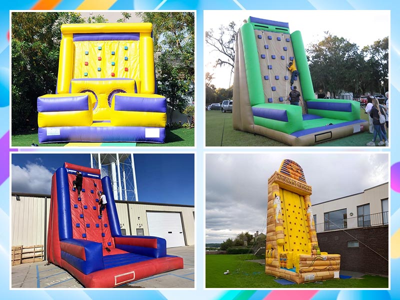  jumping inflatable climbing wall
