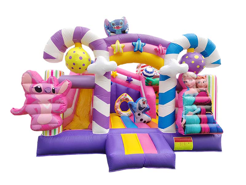 backyard inflatable slide