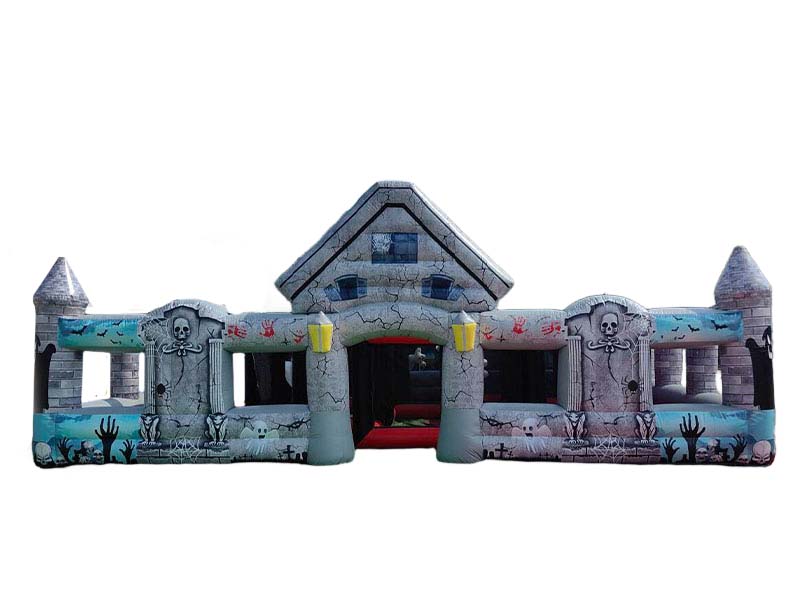 kids inflatable haunted maze