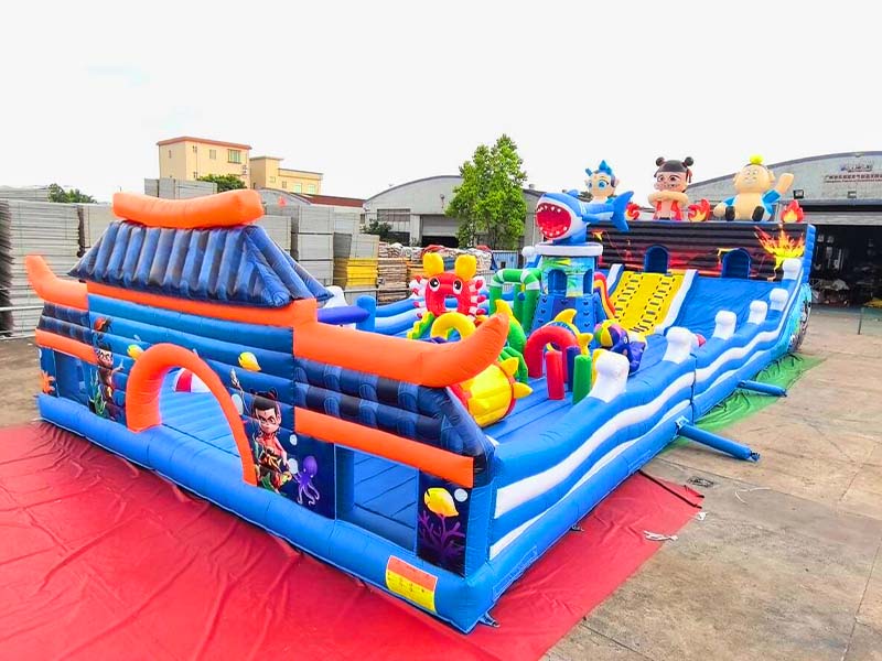 Parque inflable temático Nezha: la mejor aventura para los niños