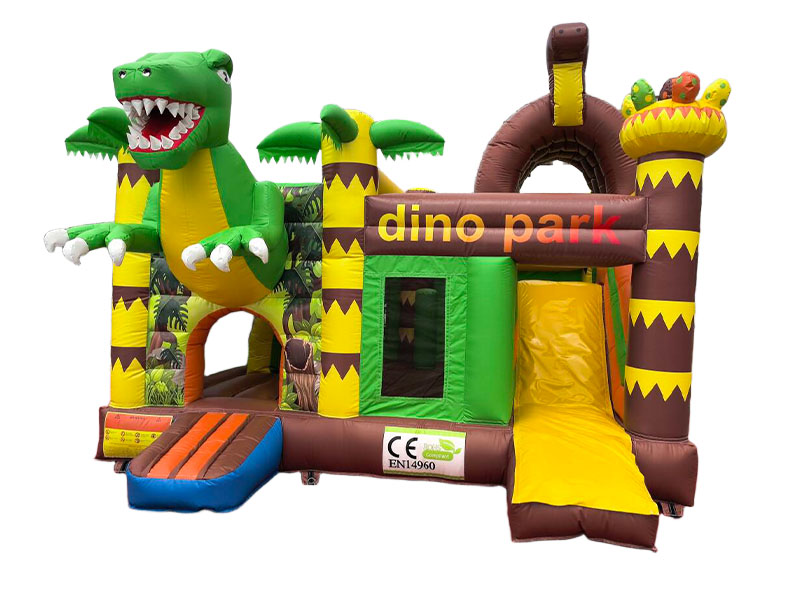 garden party inflatable combo bouncy castle