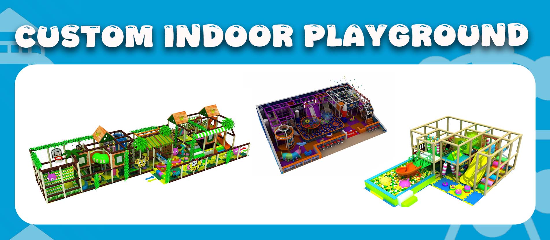 parque de atracciones inflable gigante