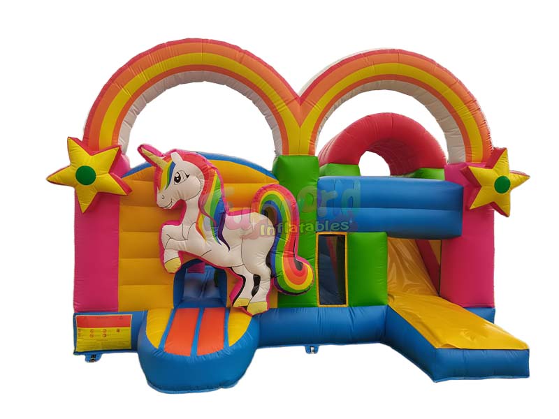 inflatable bounce house with blower