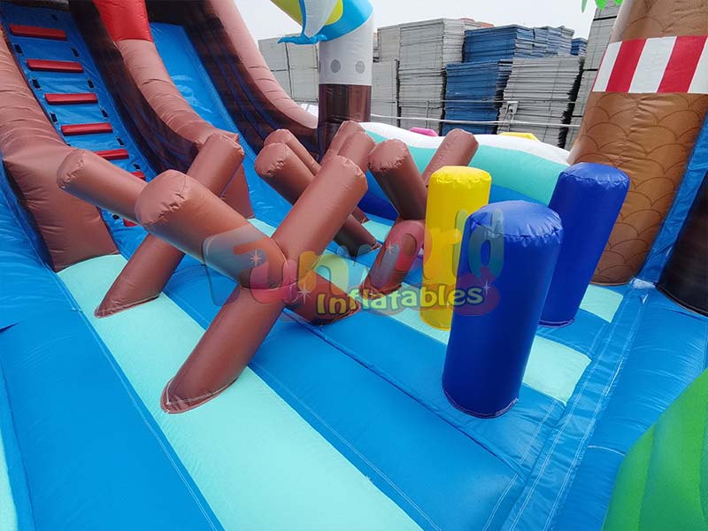 portable inflatable slide