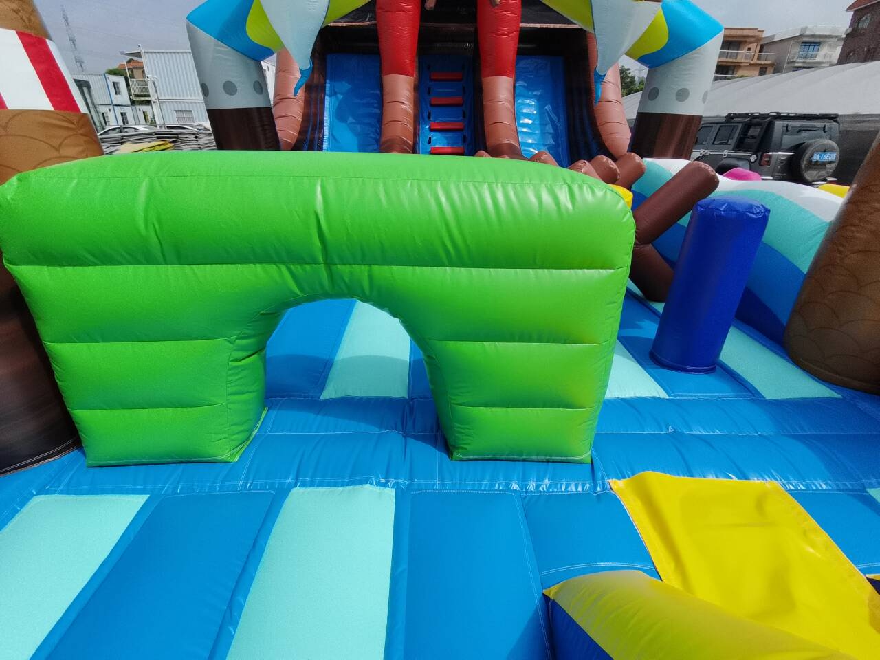 pirate inflatable obstacle course pirate inflatable obstacle course