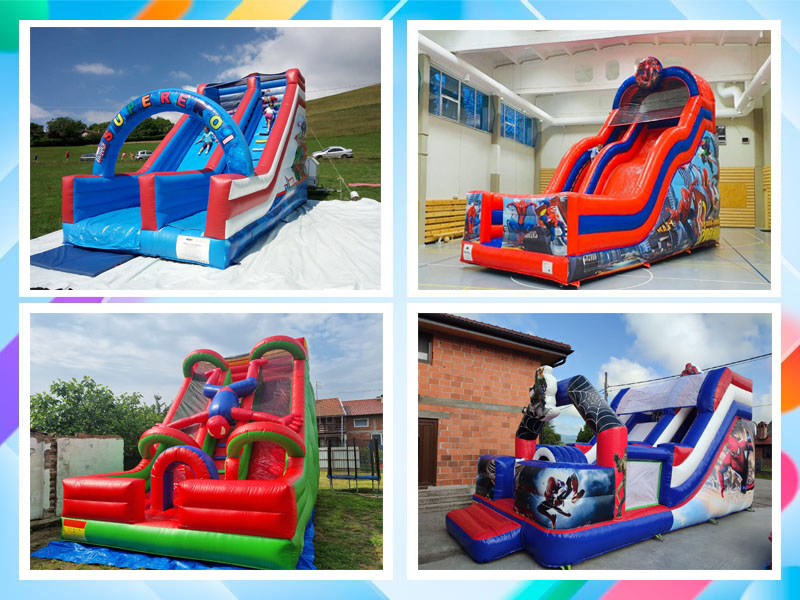 inflatable dry slide
