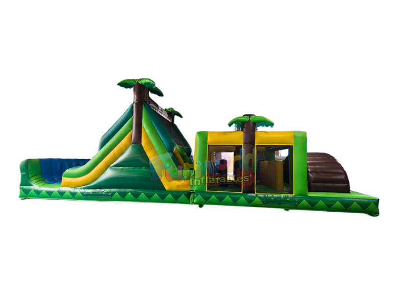 inflatable tropical obstacle courses