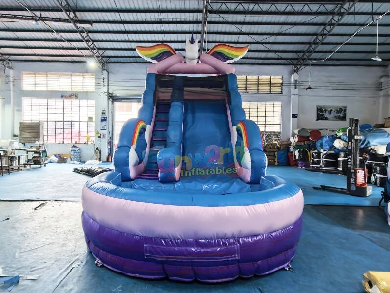 commercial inflatable water slide