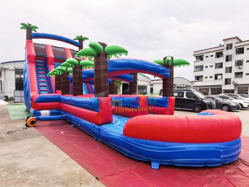 tropical paradise water slide