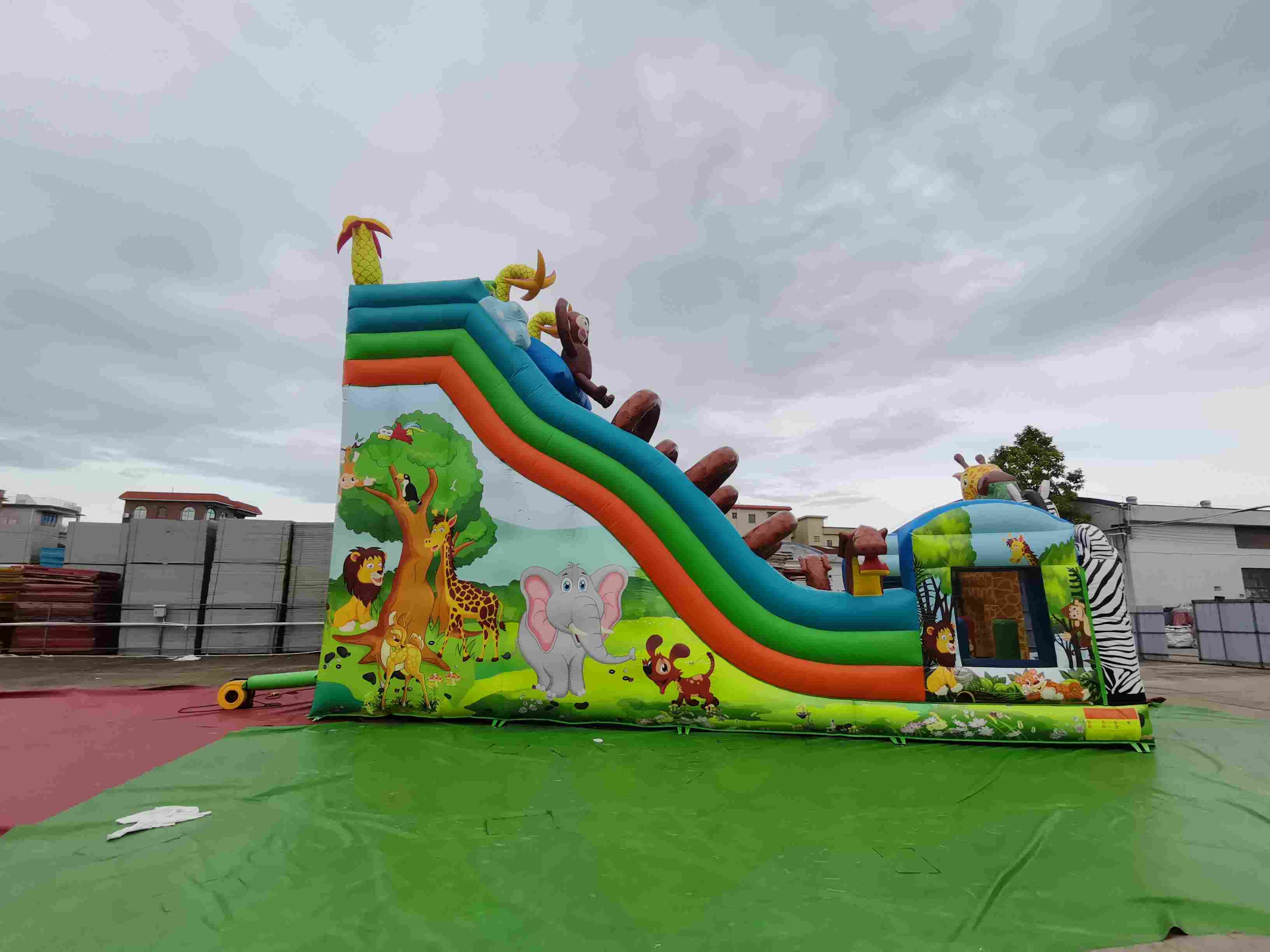 safari inflatable slide for kids safari inflatable slide for kids