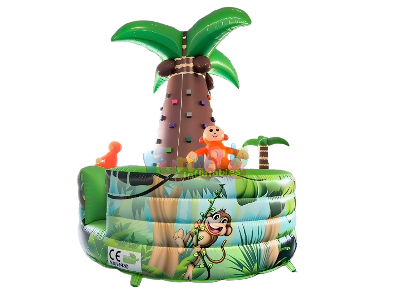 Inflatable Jungle Monkey Climbing Wall 