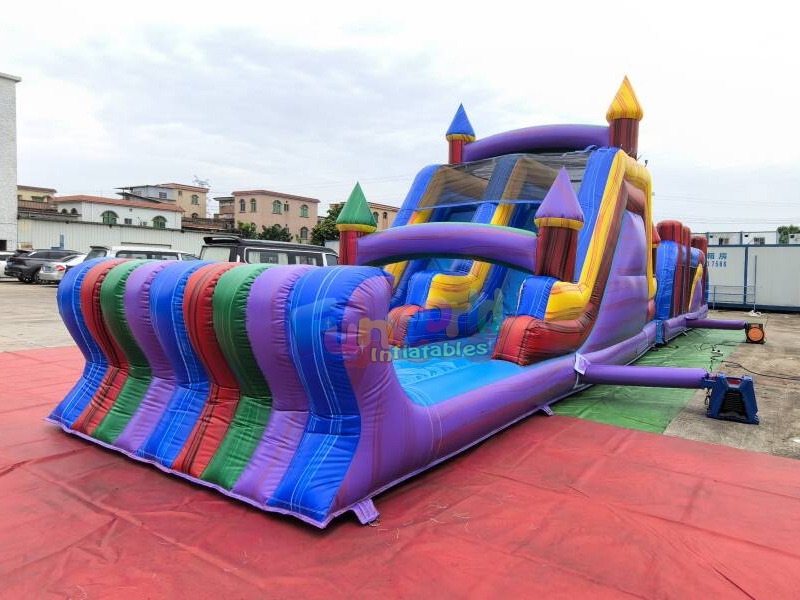 inflatable bounce house obstacle course