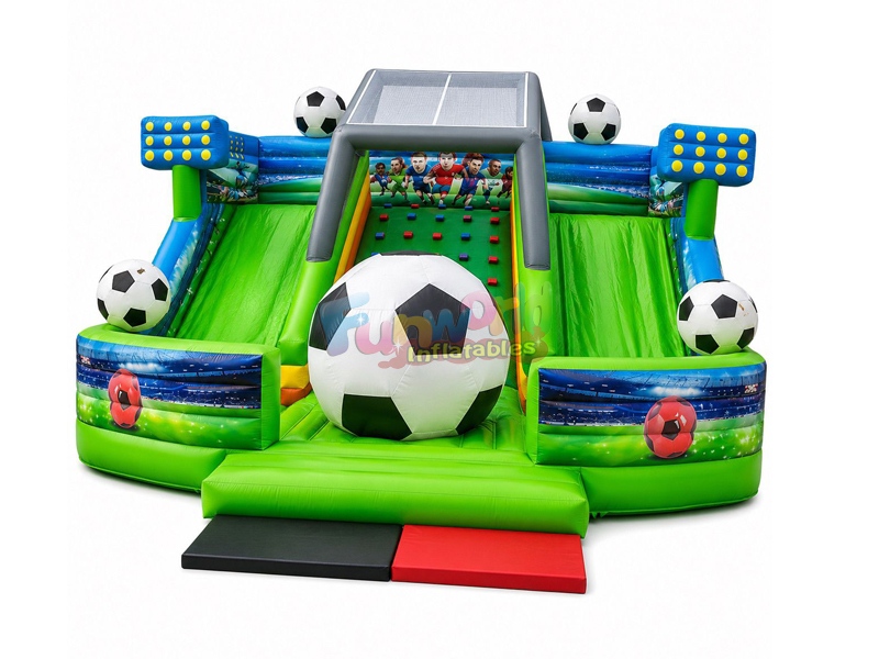 Campo de fútbol inflable: Un impulsor de ganancias con temática del Mundial para empresas de alquiler de equipos para eventos.