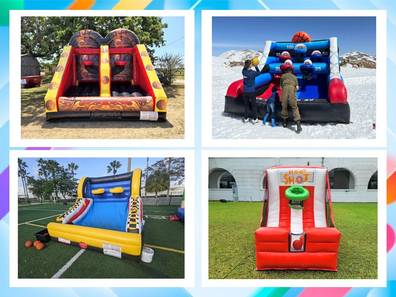 portable inflatable basketball hoop