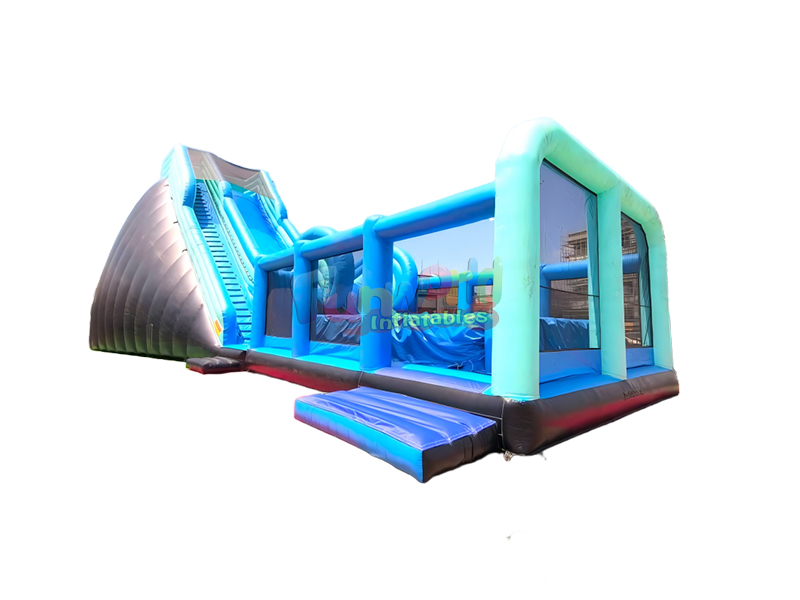 large inflatable slide