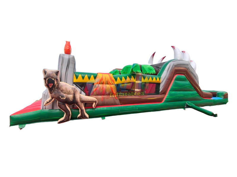dinosaur park obstacle course