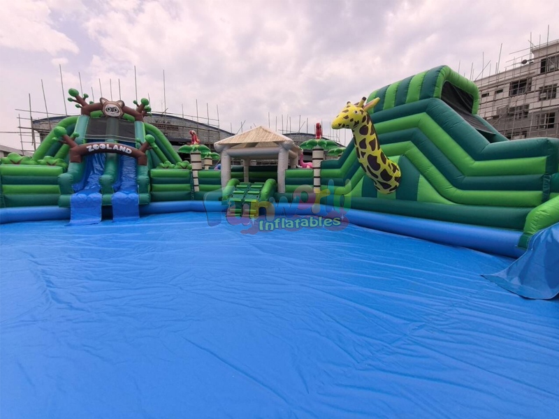 kid inflatable water park