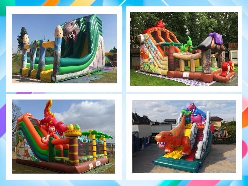 inflatable slides commercial