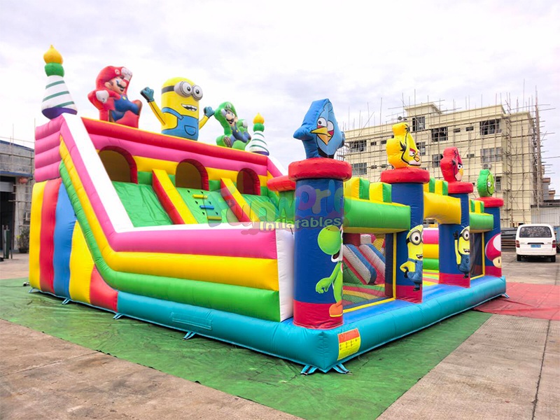 inflatable bounce house minions